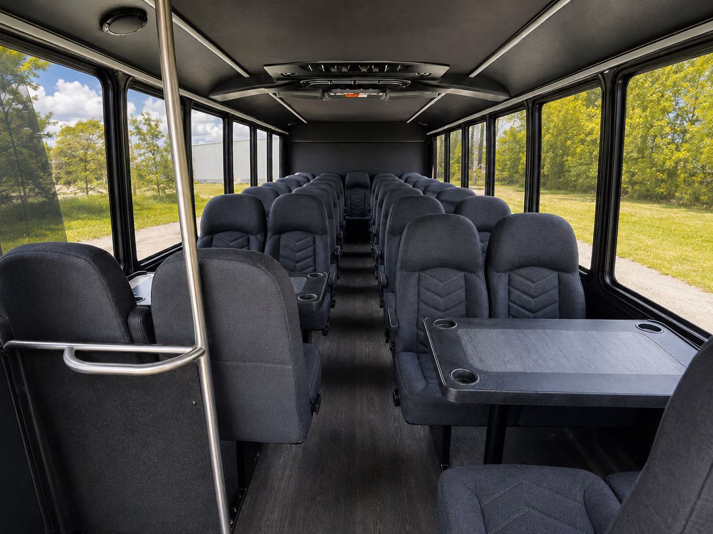 15 passenger minibus inside