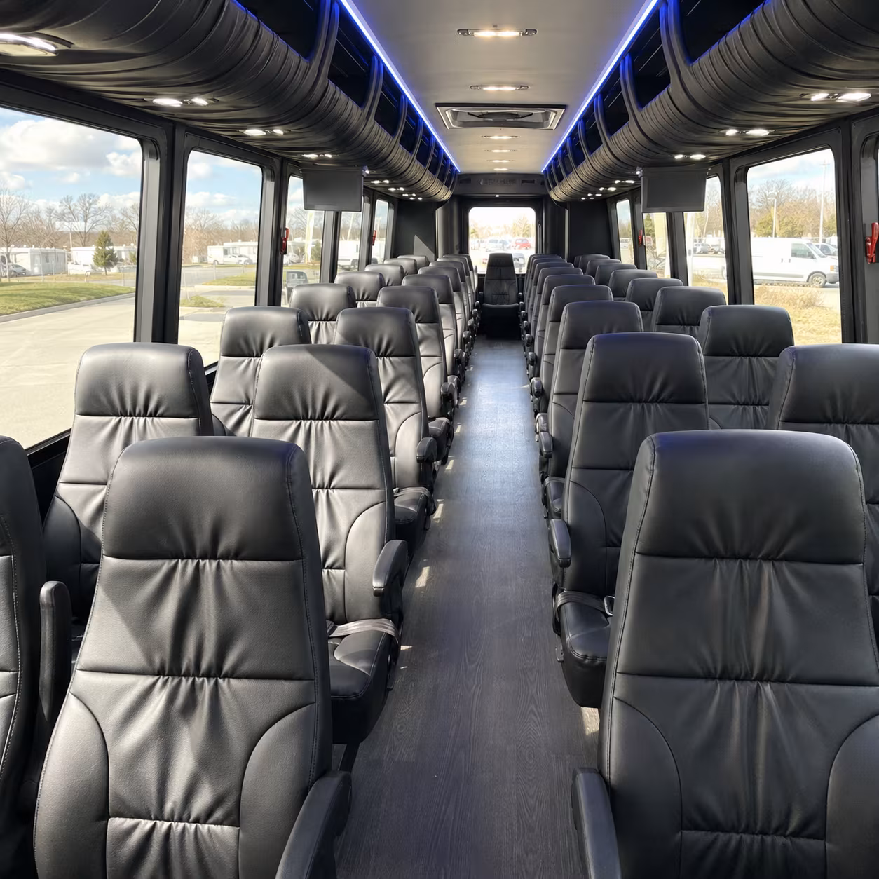 do extra stops add to the total cost of a bus rental in frederick