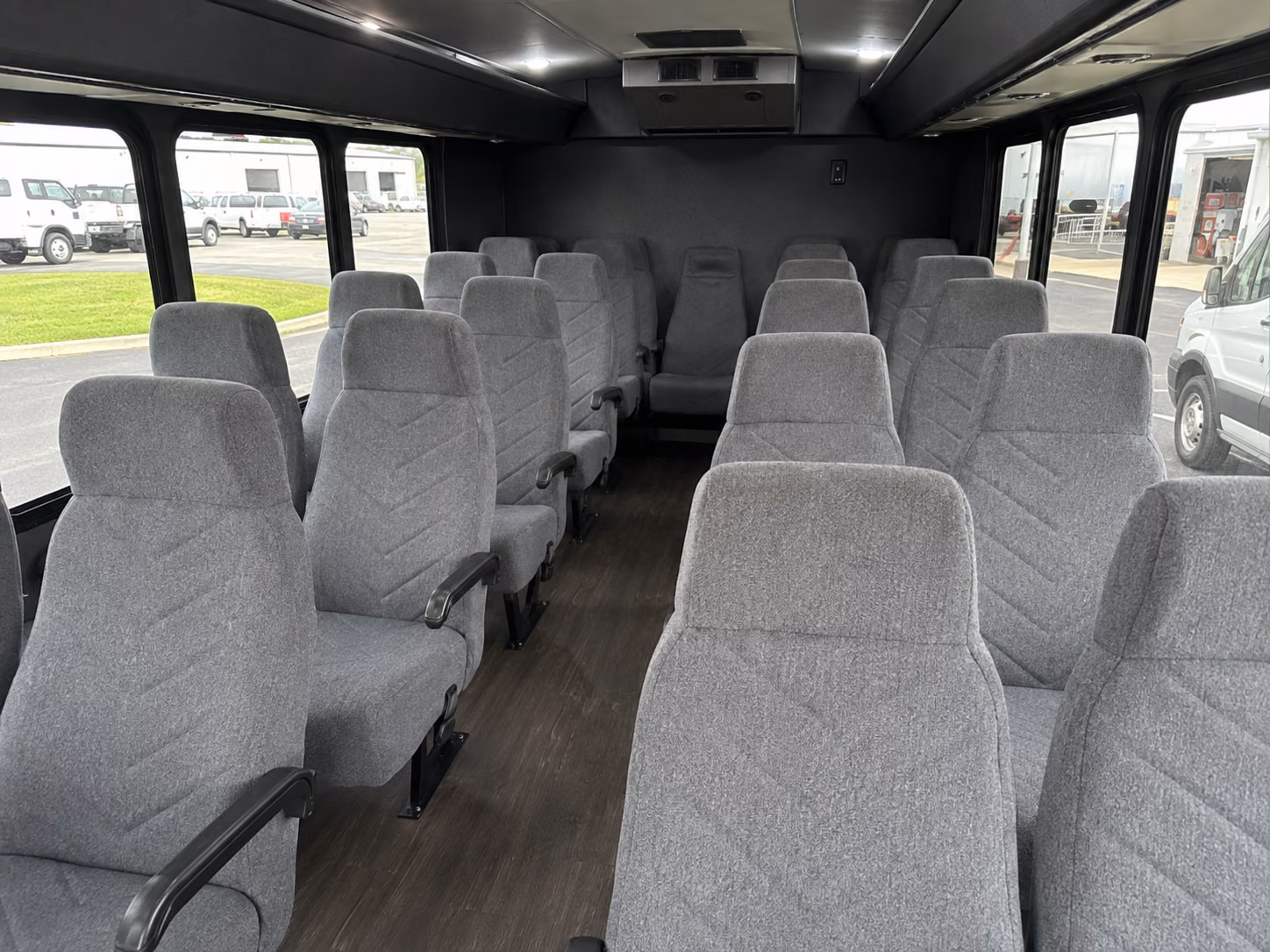 frederick 18 passenger minibus interior