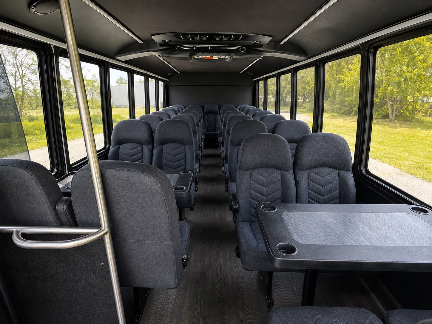 frederick 20 passenger minibus interior