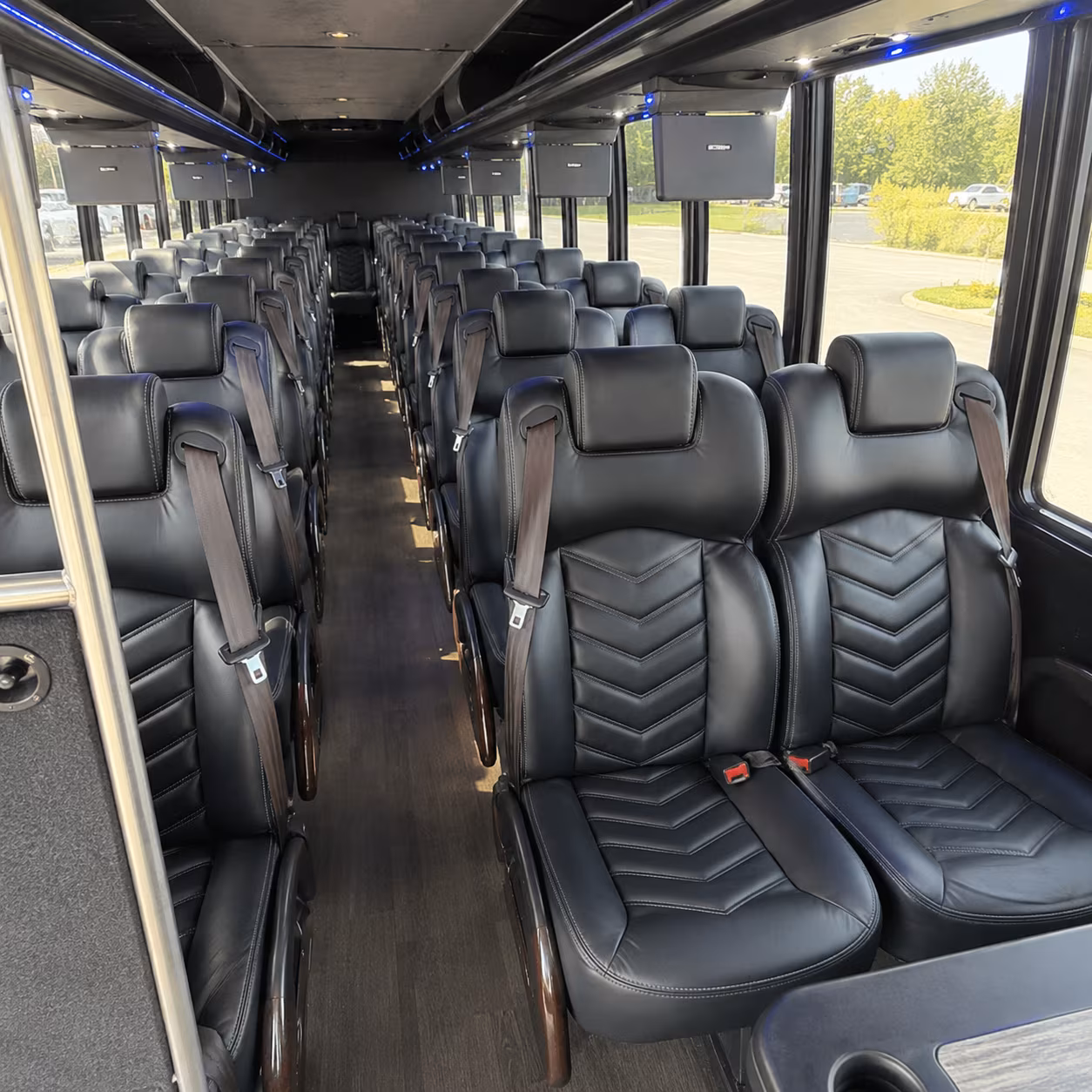 frederick 30 passenger minibus inside