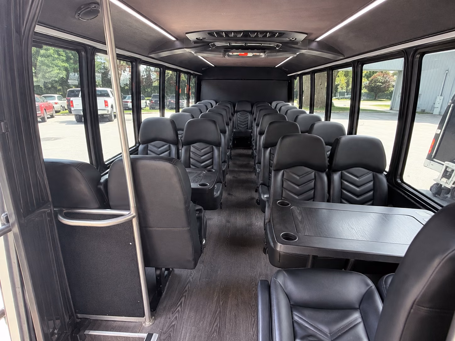 frederick corporate event transportation onboard seating
