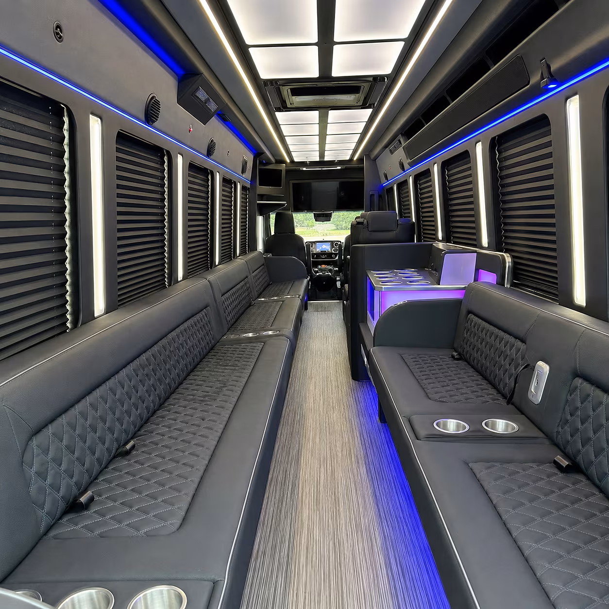 frederick party bus inside