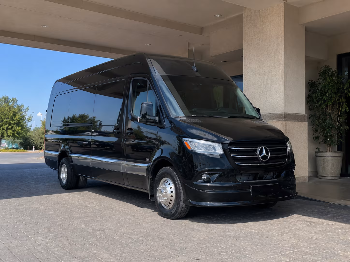 frederick sprinter van with driver