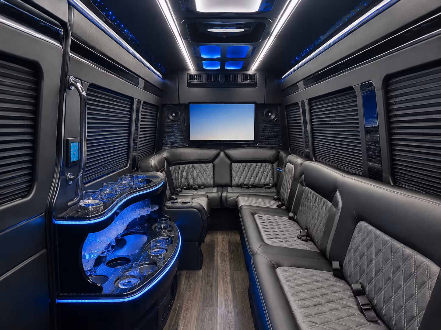 sprinter vans and limos for smaller frederick prom groups